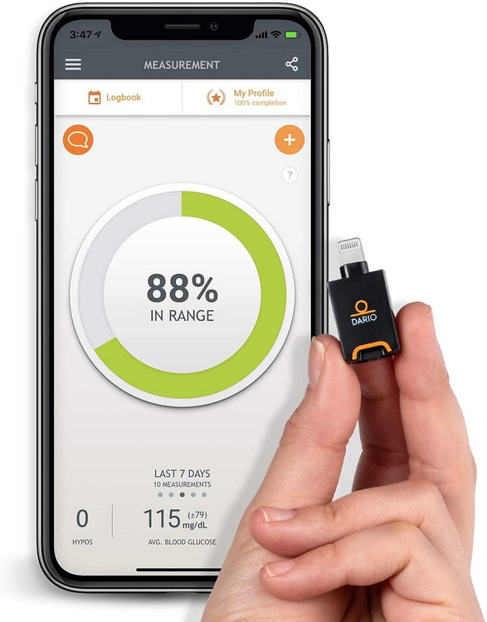 Dario Blood Glucose Monitor Kit Test Your Blood Sugar Levels