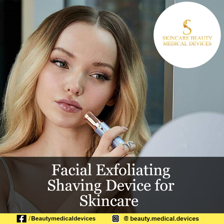Facial Exfoliating Shaving Device for Skincare : Beauty Devices
