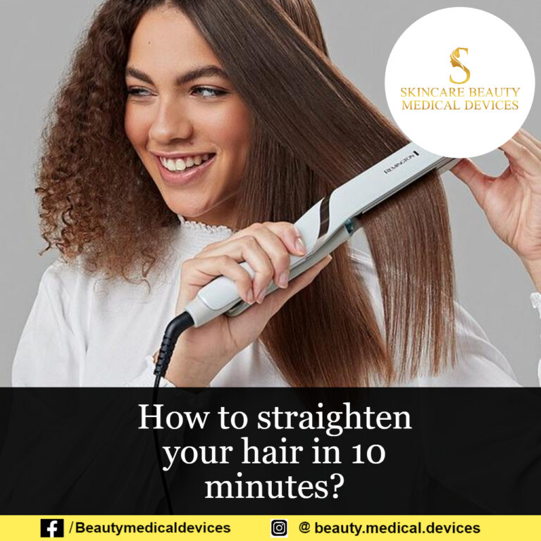 How to straighten your hair in 10 minutes?