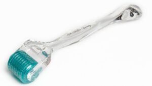 A dermaroller is a skin care device used to help rejuvenate the skin