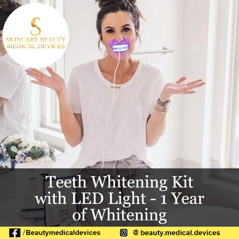 Teeth Whitening Kit with LED Light – 1 Year of Whitening