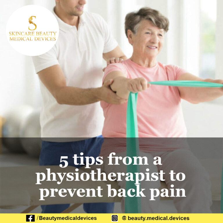 5 tips from a physiotherapist to prevent back pain