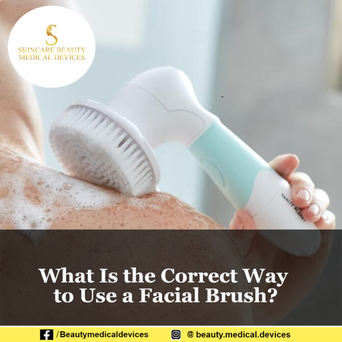 What Is the Correct Way to Use a Facial Brush?