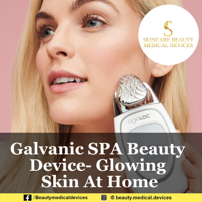 Galvanic SPA Beauty Device Glowing Skin At Home