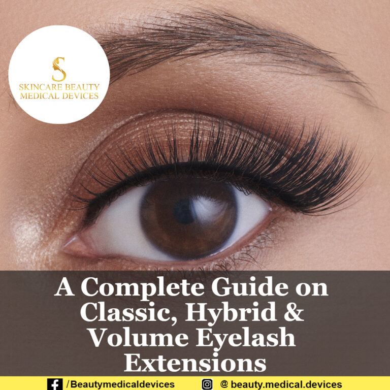 A Complete Guide on Classic, Hybrid & Volume Eyelash Extensions