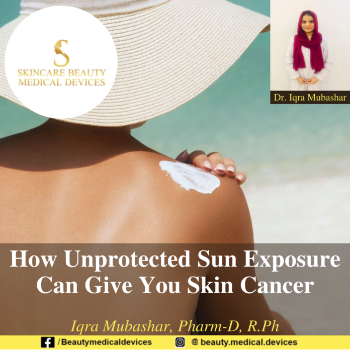 Unprotected sun exposure can affect your skin in many ways. It