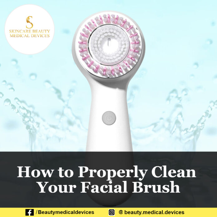How to Properly Clean Your Facial Brush