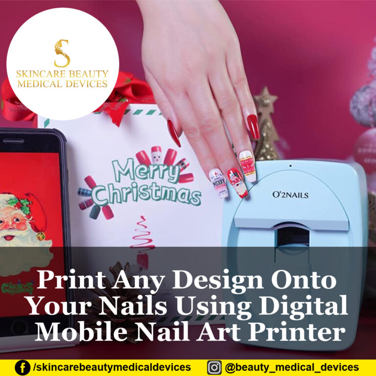 Print Any Design Onto Your Nails Using Digital Mobile Nail Art Printer