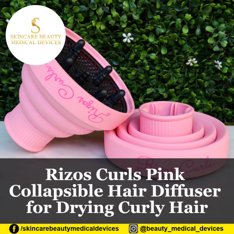 Rizos Curls Pink Collapsible Hair Diffuser for Drying Curly Hair