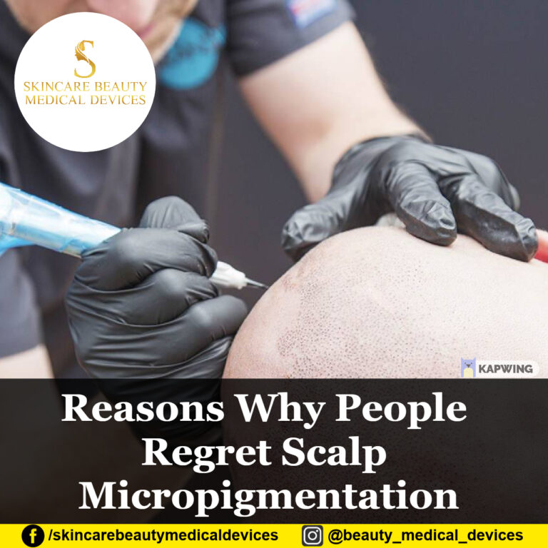 Reasons Why People Regret Scalp Micropigmentation