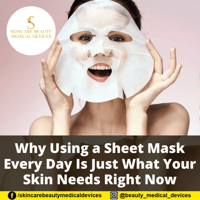 Why Using a Sheet Mask Every Day Is Just What Your Skin Needs