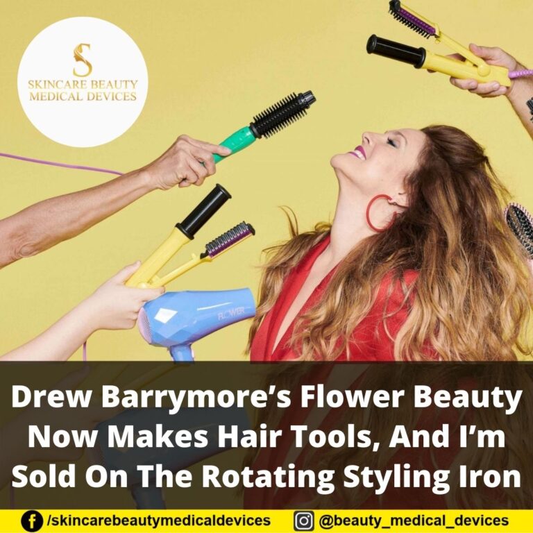 Drew Barrymore’s Flower Beauty Now Makes Hair Tools, And I’m Sold On The Rotating Styling Iron