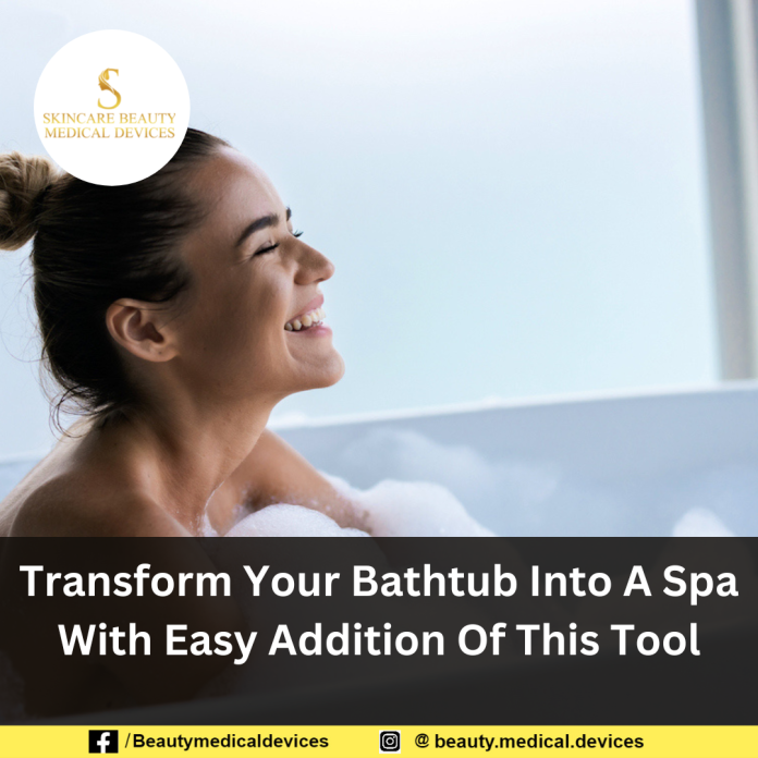 Transform Your Bathtub Into A Spa With Easy Addition Of This Tool