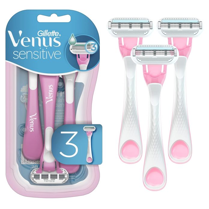 Embrace Smoothness with Venus Sensitive Women's Disposable Razors